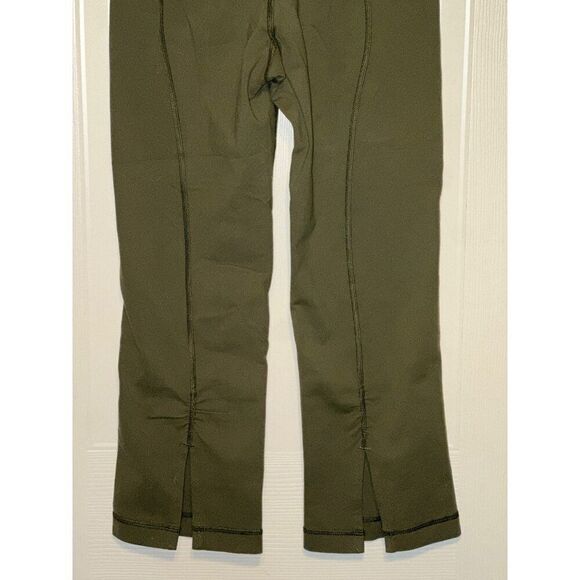 Lululemon Gather And Crow Crop Green Size 2 - Picture 6 of 16